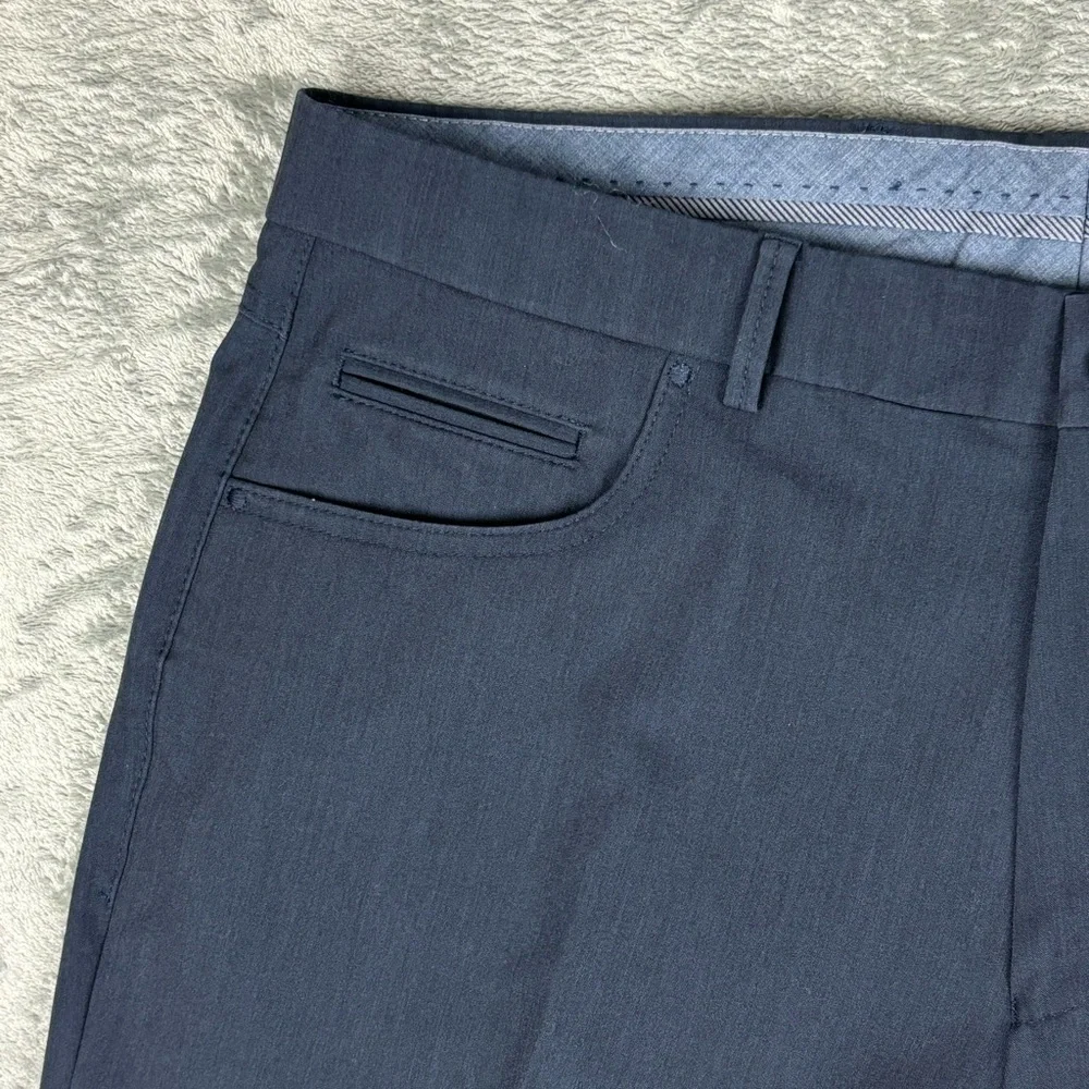 Ballin Pants Men 36 Blue Comfort‎ EZE Commuter Bi-Stretch Modern Connor